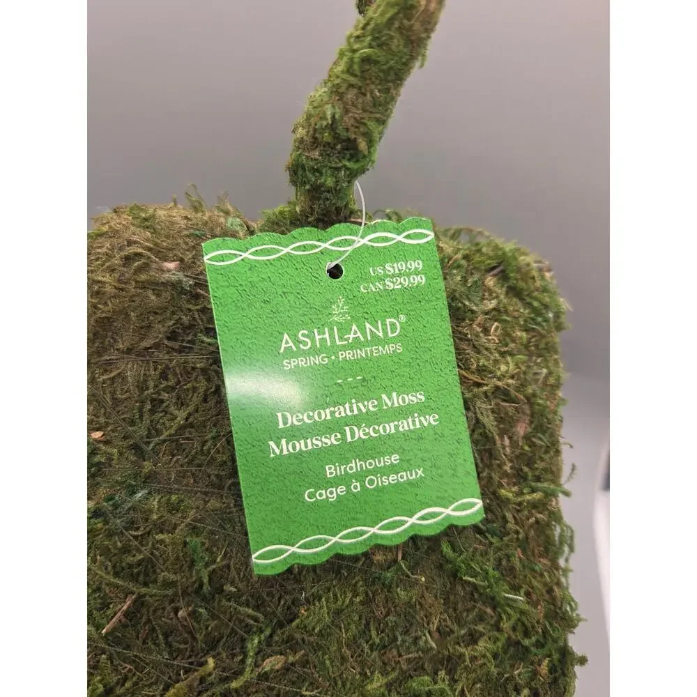 Ashland Decorative Moss Birdhouse